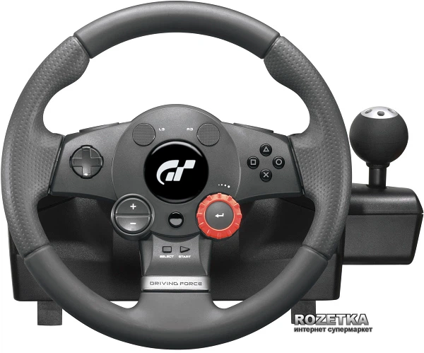 Проводной руль Logitech Driving Force GT PS3 Black (941-000101
