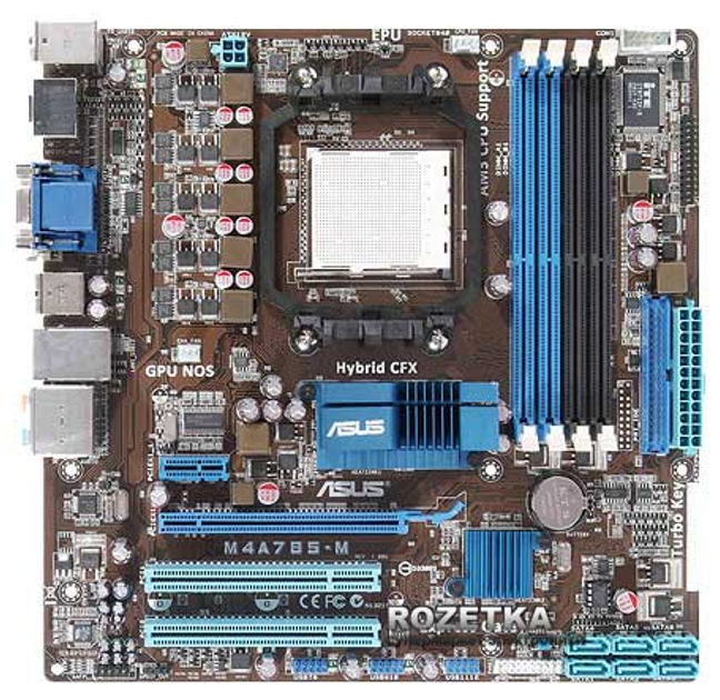 Материнская плата Asus M4A785-M (AM2+, AMD 785G, PCI-Ex16) – фото ...