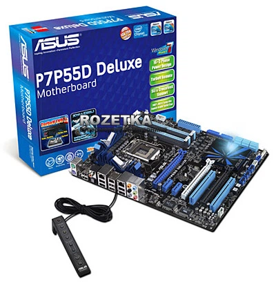 CPU_i7 + ASUS P7P55D + 8GB + グラボ他 Материнская плата Asus P7P55D Deluxe (s1156, P55, PCI-Ex16) – фото