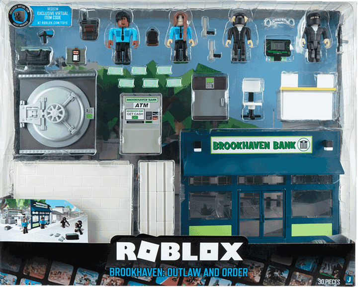 Ігровий набір Roblox Deluxe Playset Brookhaven Outlaw and Order W12 (0191726455608) - зображення 1