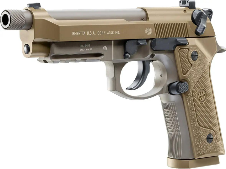 Пистолет страйкбольный Umarex Beretta M9A3 FM СО2 кал. 6 мм ВВ. FDE (39860314) - изображение 2