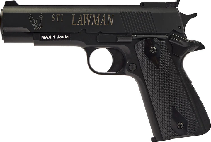 Пистолет страйкбольный ASG STI Lawman Green Gas кал.6 мм - изображение 1