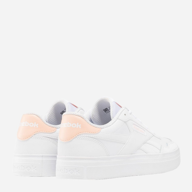 Sneakersy damskie do kostki Reebok Court Advance Bold 100207970 37 (4UK) Białe (1200143735084) - obraz 4