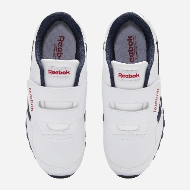 Buty sportowe dziecięce dla dziewczynki na rzepy Reebok Royal Rewind 100046401 30.5 Białe z czarnym (4064053761376) - obraz 5