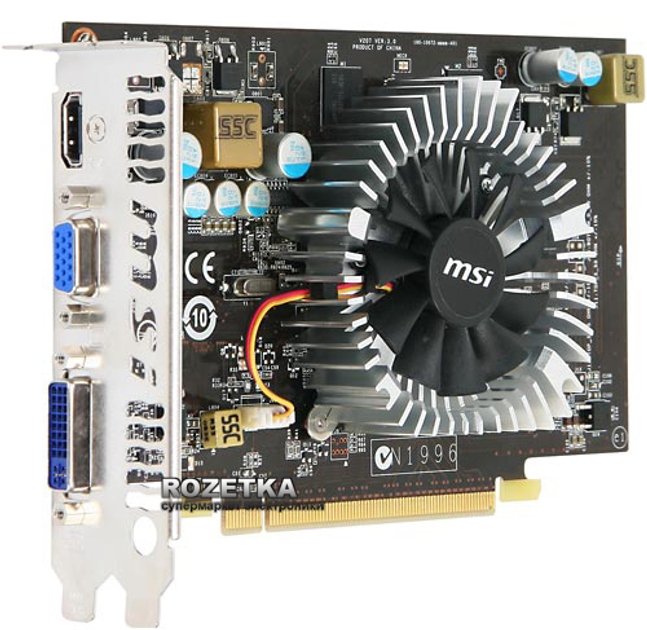 Видеокарта MSI PCI-Ex GeForce GT 240 512 MB GDDR5 (128bit) (550/3600 ...