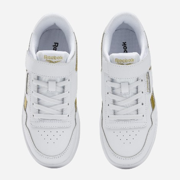 Sneakersy dziewczęce Reebok Court Advance Elasti 100208355 32.5 (1.5UK) Białe (1200143791882) - obraz 4