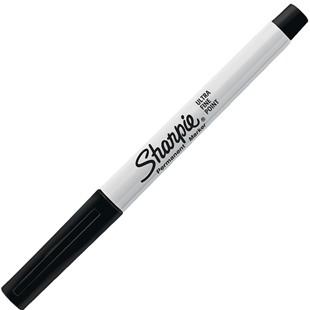 Marker Sharpie Ultra Fine 0.5 mm Czarny 2 szt (3501179858784) - obraz 2