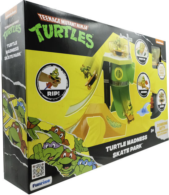 Zestaw do zabawy Funrise TMNT Ninja Turtles Classic Plague Skate Park (0021664710449) - obraz 2