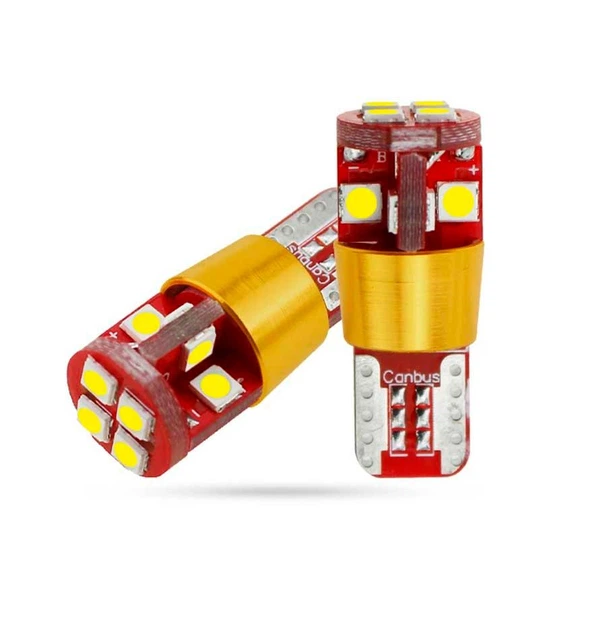Светодиодная лампа Т10 W5W 10SMD 3030 с обманкой Autoexpect 12V Белая (11410) - Фото 5 Светодиодная лампа Т10 W5W 10SMD 3030 с обманкой Autoexpect 12V Белая (11410) - изображение 5