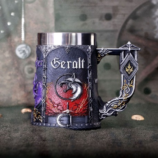 Kufel Nemesis Now The Witcher Trinity Tankard Wiedzmin Trinity kolekcjonerski 500 ml (801269146931) - obraz 7