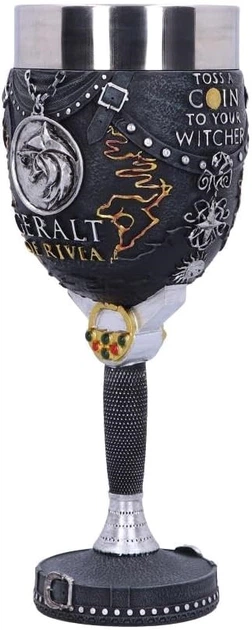 Puchar Nemesis Now The Witcher Geralt of Rivia Goblet Wiedzmin Geralt z Rivii kolekcjonerski 350 ml (801269146962) - obraz 3
