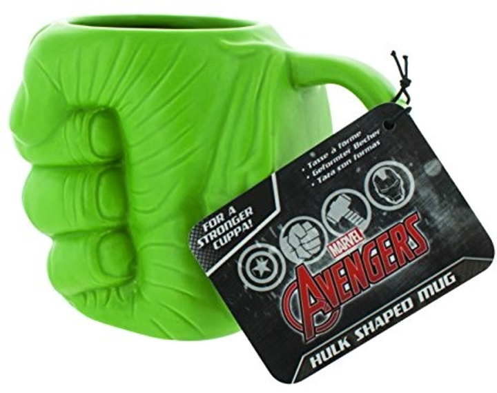 Kubek Pyramid ‎Paladone Marvel Avengers Hulk "piesc" 390 ml (5055964701857) - obraz 1