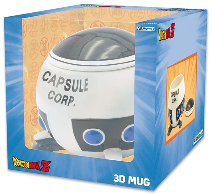 Kubek 3D Abystyle Dragon ball Capsule Corp statek kosmiczny 550 ml (3665361034452) - obraz 2