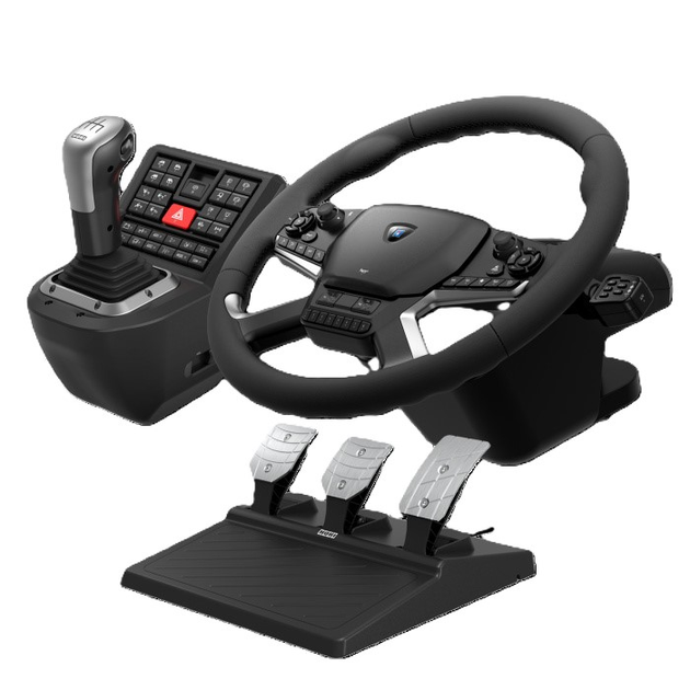 Kierownica przewodowa Hori Force Feedback Truck Control System for PC Black (HRPC0400) - obraz 1