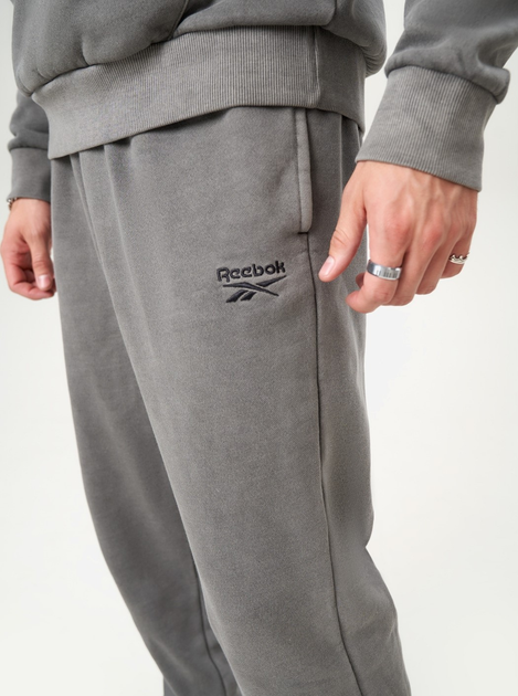 Спортивні штани чоловічі Reebok Ri Washed Jogger 100205486 M Чорні (1200143834626) - зображення 4
