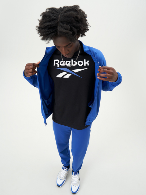 Koszulka męska bawełniana Reebok Identity Big Logo Tee 100206029 L Czarna (1200143952788) - obraz 2