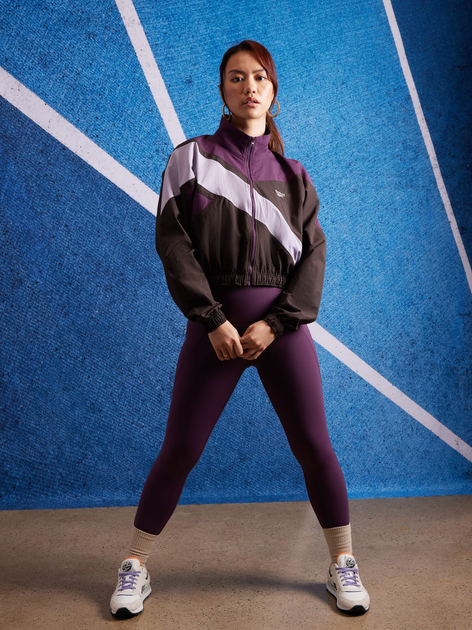 Спортивна кофта жіноча Reebok Cl Fr Track Top 100206054 2XS Чорна (1200143860533) - зображення 2