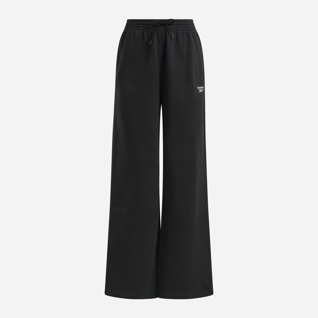 Спортивні штани жіночі Reebok Identity Sl Flc Wide Leg 100208504 XS Чорні (1200143737095) - зображення 1