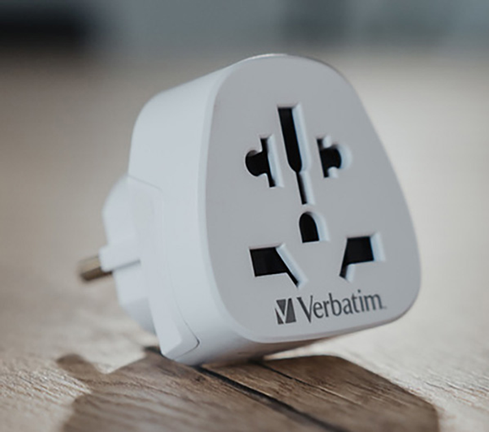 Adapter podróżny Verbatim World-to-Europe WTEU-02 Biały (023942495499) - obraz 8