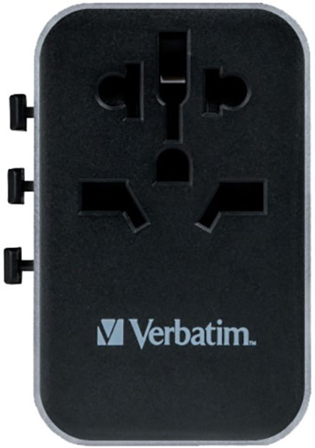 Adapter podróżny Verbatim World-to-World UTA-04 Czarny (023942495468) - obraz 3