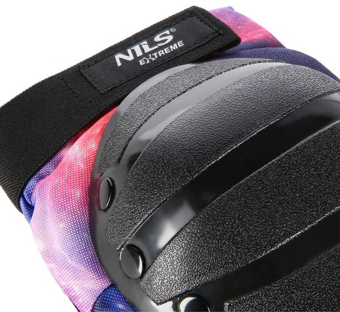 Zestaw ochraniaczy Nils Extreme H734 Rozmiar M Fioletowo-czarny (5907695514513) - obraz 8