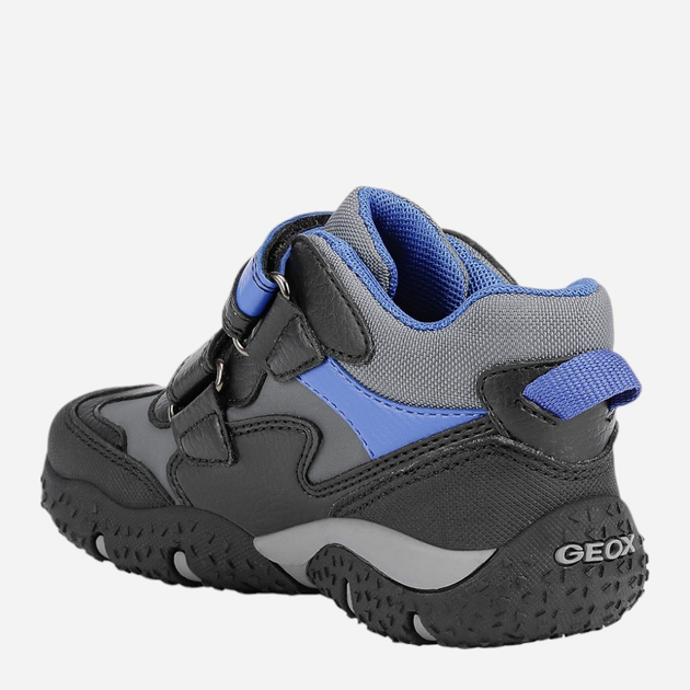 Buty sportowe chłopięce na rzepy Geox J162YA050BU-C0245 32 Czarny/Szary (8050036182722) - obraz 4