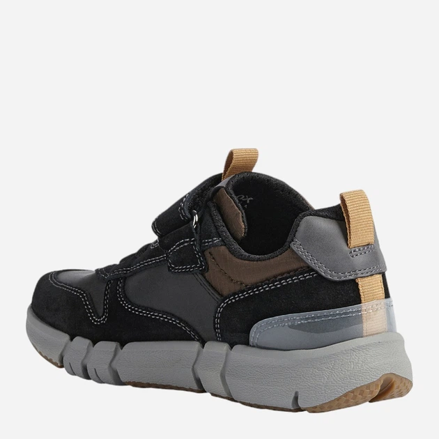 Підліткові кросівки для хлопчика Geox J169BC0ME22-C9241 37 Чорний/Сірий (8050036291387) - зображення 4