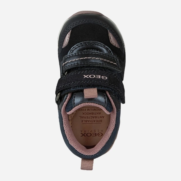 Sneakersy dziecięce dla dziewczynki na rzepy Geox B150LA02277-C0694 26 Granatowe (8050036761910) - obraz 4