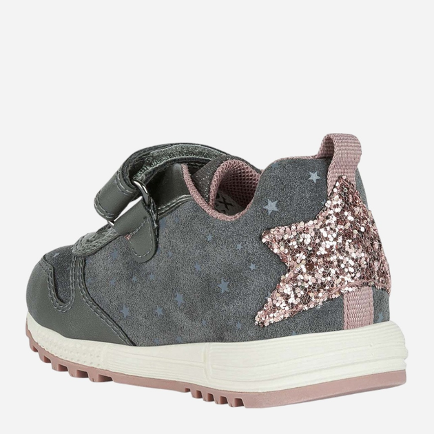 Sneakersy dziecięce dla dziewczynki Geox B263ZA0BS02-C1325 25 Szare (8050036766007) - obraz 3