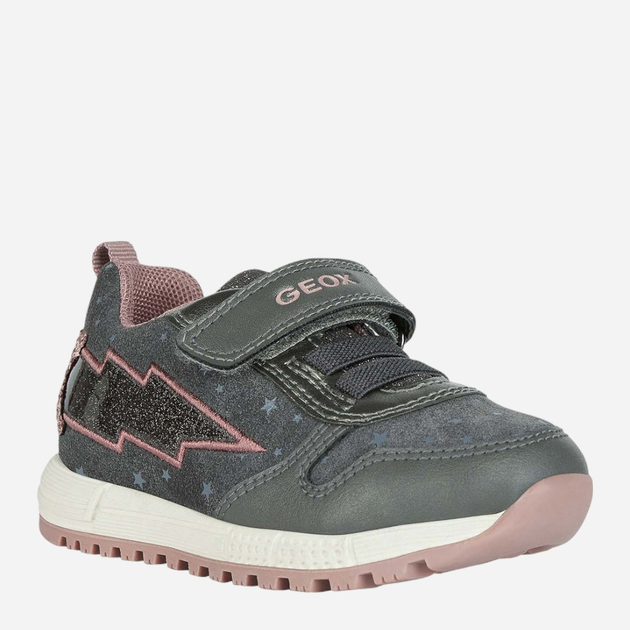 Buty sportowe dziecięce dla dziewczynki Geox B263ZA0BS02-C1325 24 Szare (8050036765994) - obraz 2