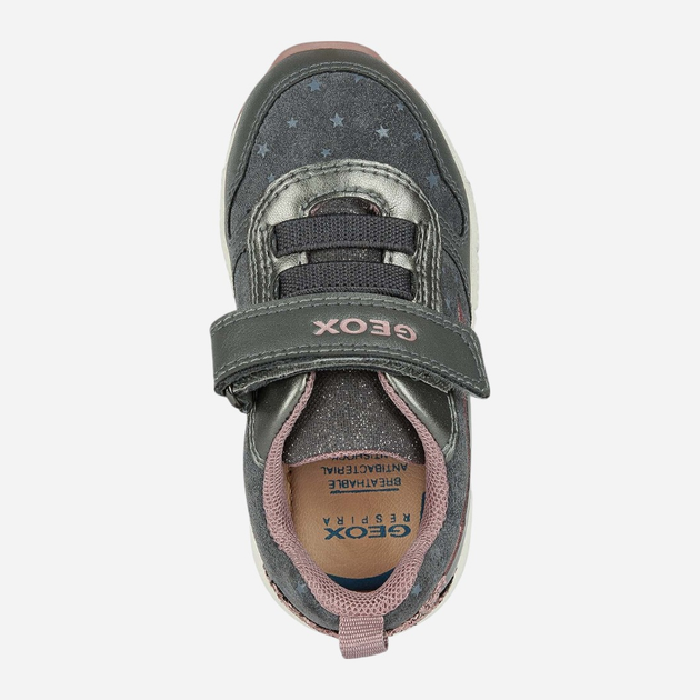 Дитячі кросівки для дівчинки Geox B263ZA0BS02-C1325 27 Сірі (8050036766021) - зображення 4