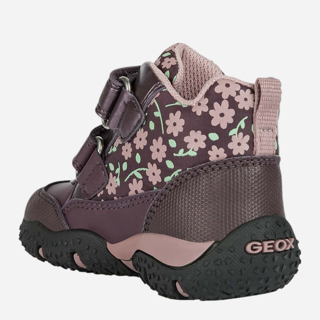 Дитячі демісезонні черевики для дівчинки Geox B2654A0CEMN-CF88F 25 Баклажанові (8050036681560) - зображення 3