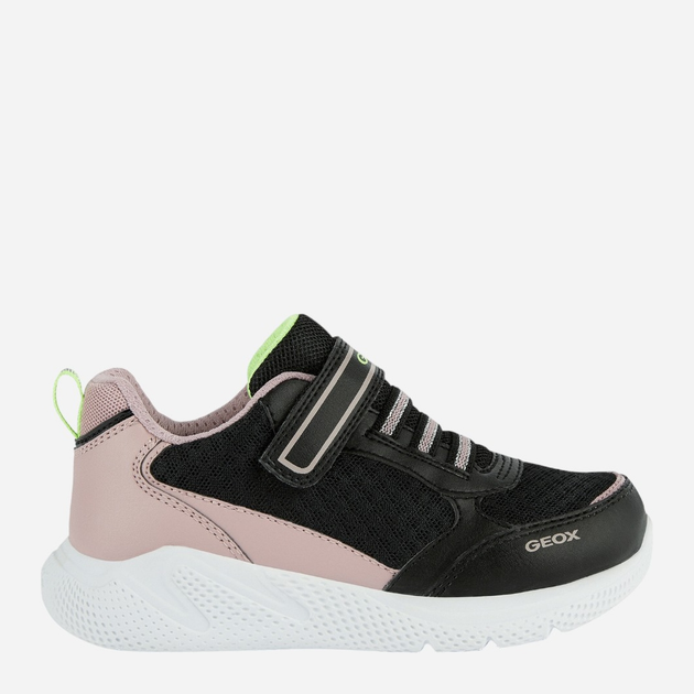 Buty sportowe dziecięce dla dziewczynki Geox J26FWA0BC14-C0724 29 Czarny/Pudrowy (8050036702043) - obraz 1