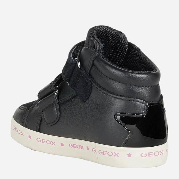 Trzewiki dziecięce dla dziewczynki Geox B16D5A08554-C9999 24 Czarne (8050036213167) - obraz 3