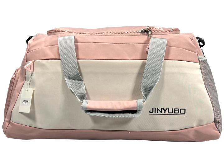 Спортивна сумка Jinyubo на три віділеня 5057-4 рожевий - Фото 1 Спортивна сумка Jinyubo на три віділеня 5057-4 рожевий - зображення 1