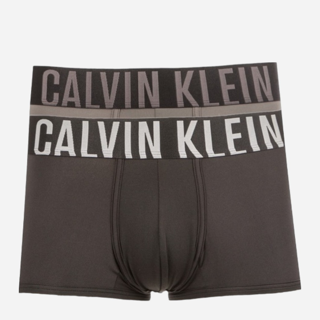 Calvin Klein Underwear Low Rise Trunk 2 szt. 000NB2599A-9C5 M 2 szt. Czarny/Szary (8719853079829) - obraz 1