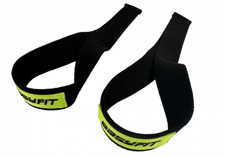 Лямки атлетичні EasyFit Delta Long для тягової тяги чорні - зображення 4