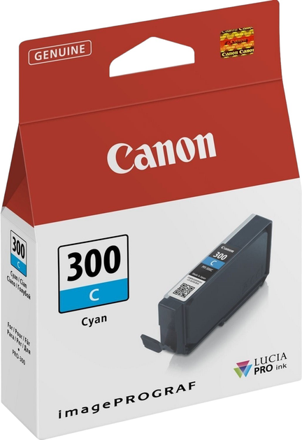 Tusz do drukarek Canon PFI-300 BK 14.4 ml Photo Black (4193C001) - obraz 1