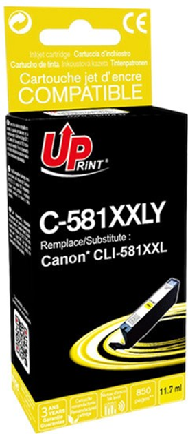 Tusz do drukarek UPrint CLI-581PB XXL do Canon 12 ml Photo blue (C-581XXLPBL) - obraz 1