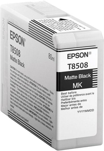 Картридж Epson C13T85080N Matte 80 мл Black - зображення 1