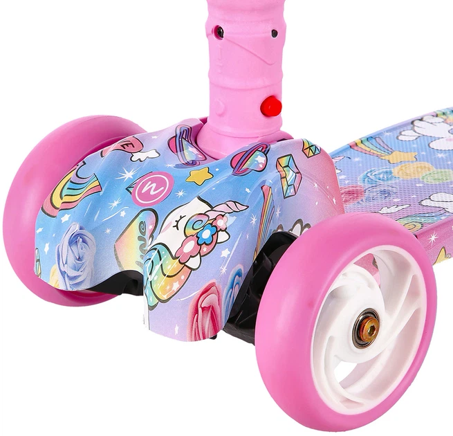 Самокат дитячий Nils Fun HLB15 Рожевий (5907695540758) - зображення 6