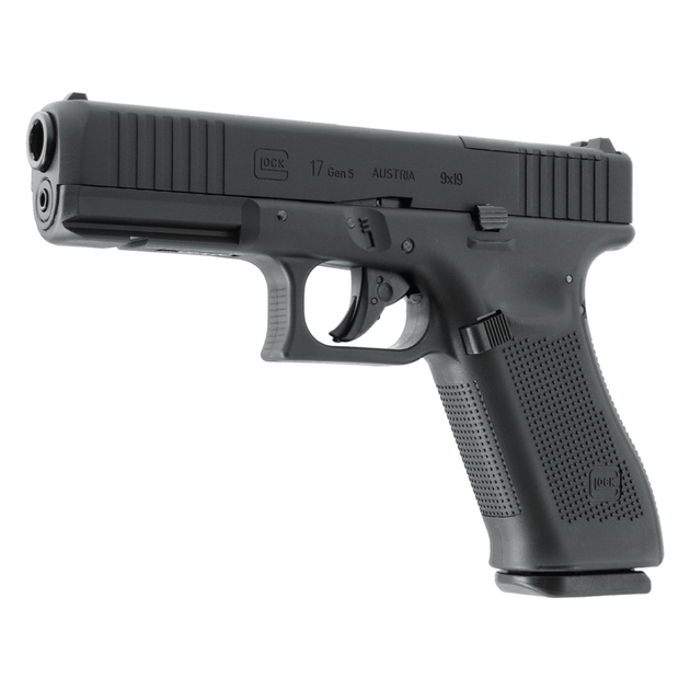 Пистолет пневматический Umarex Glock 17 Gen5 MOS pellet Blowback (4,5 мм), черный - Фото 3 Пистолет пневматический Umarex Glock 17 Gen5 MOS pellet Blowback (4,5 мм), черный - изображение 3