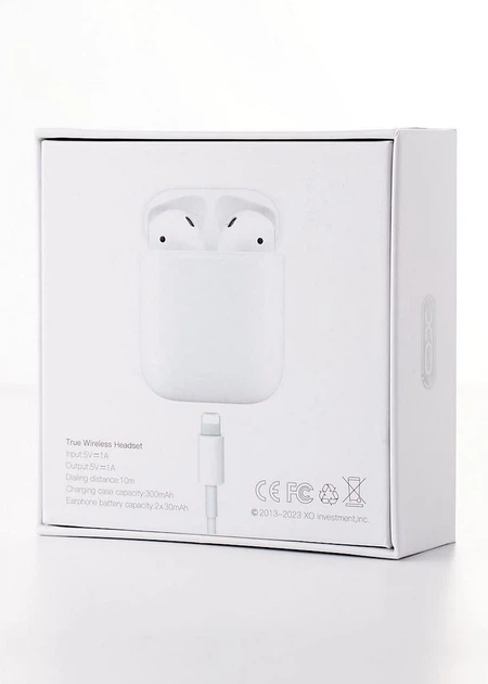 Беспроводные наушники Bluetooth гарнитура XO ES20 White (34780) - Фото 6 Беспроводные наушники Bluetooth гарнитура XO ES20 White (34780) - изображение 6