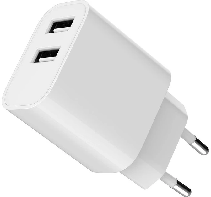 Мережевий зарядний пристрій Gembird 12W 2 х USB (TA-UC-2A12-01) - зображення 4