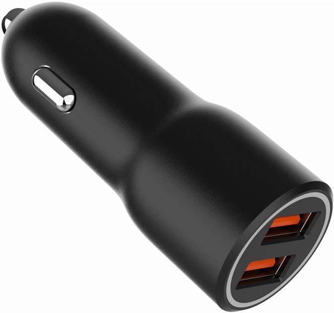Ładowarka samochodowa Gembird 2 x USB-A 18W QC3.0 TA-UC-A2QC36-CAR-01 (8716309129657) - obraz 4