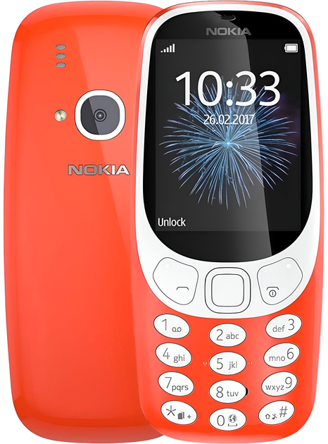 Мобильный телефон Nokia 3310 Dualsim Red A00028254 фото отзывы