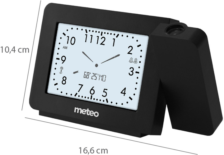 Годинник - будильник Meteo Zp33 системою Dcf і проектором (5907265012746) - зображення 8