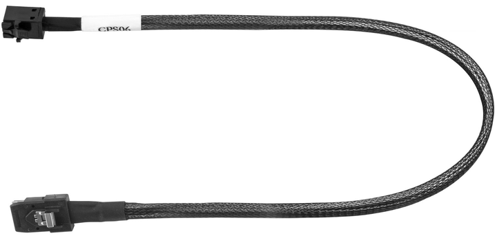 Кабель SilverStone CPS06 mini-SAS HD SFF-8643 > mini-SAS SFF-8087 0.6 м Black (SST-CPS06) - зображення 3