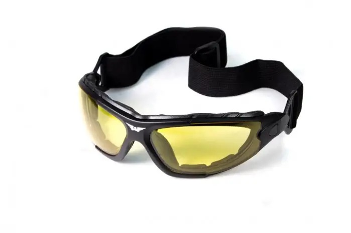 Окуляри захисні фотохромні Global Vision Shorty Photochromic (yellow) Anti-Fog - зображення 1