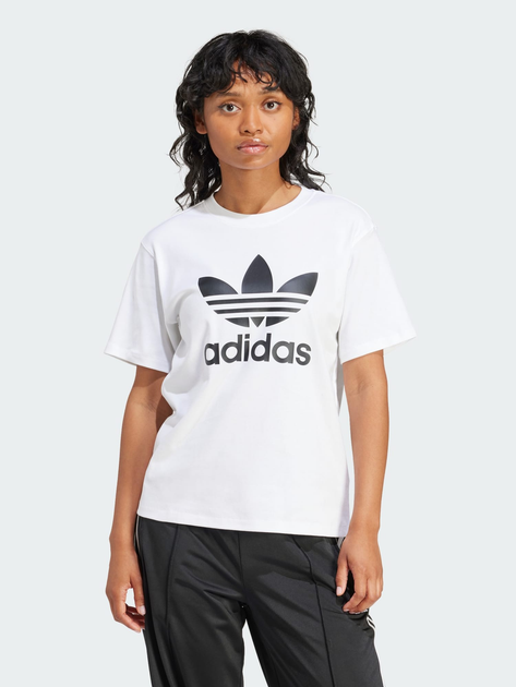 Футболка бавовняна жіноча adidas Originals IR9534 S Біла (4066757403309) - зображення 1